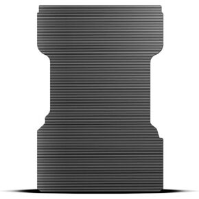 ARMORDILLO USA 8706008 سجادة سرير شاحنة مطاطية بخط أفقي - أسود يناسب 2004-2014 Ford F150 8 أقدام (96 بوصة) سرير طويل
