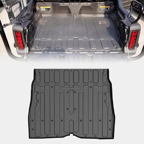 HAKA TOUGH Bed Mat for Pioneer 1000-5 Accessories 2016-2023 Cargo Bed Rubber Mats for All Weather Bed Liner