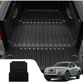 Truck Bed Mat Compatible with 2022-2024 Hyundai Santa Cruz 4.3 Ft Truck Bed Liner All Weather Bed Liner 2023 Santa Cruz Accessories (2022-2024,4.3ft)