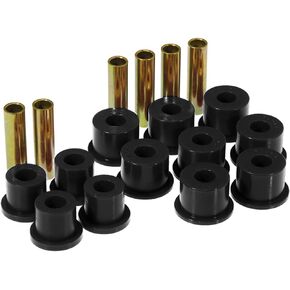 Prothane (7-1017-BL) 88-98 GM 2/4wd Rear Spring & Shackle Bushings - Black
