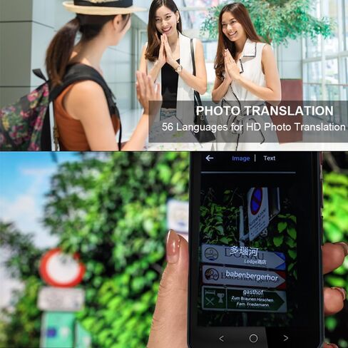 جهاز مترجم اللغة لا يحتاج إلى شبكة WiFi، 2024 مترجم صوتي ثنائي الاتجاه يعمل بالذكاء الاصطناعي لجميع اللغات واللهجات، أكثر من 139 لغة ترجمة عبر الإنترنت، 4 بوصات عالية الدقة دون اتصال بالإنترنت/ترجمة الصور للسفر in Kuwait