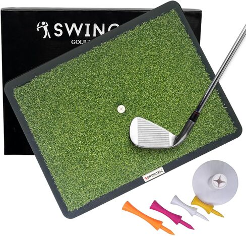 حصيرة الجولف | حصيرة ضرب الجولف | ممارسة سجادات الجولف الداخلية والخارجية | العشب الاصطناعي للجولف حصيرة خضراء | بساط تقطيع الجولف للفناء الخلفي مع 12 تي شيرت مطاطي (4x3) (العشب الاصطناعي الاحترافي) in Kuwait