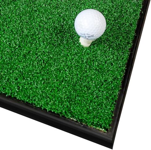 حصيرة ضرب الجولف من FENEFIT، مقاس 13 × 25 بوصة، حصيرة جولف للداخلية/الخارجية، سجادات ممارسة الجولف من العشب الصناعي الفاخر، قاعدة مطاطية شديدة التحمل، بساط تدريب الجولف مضاد للانزلاق من الأسفل in Kuwait