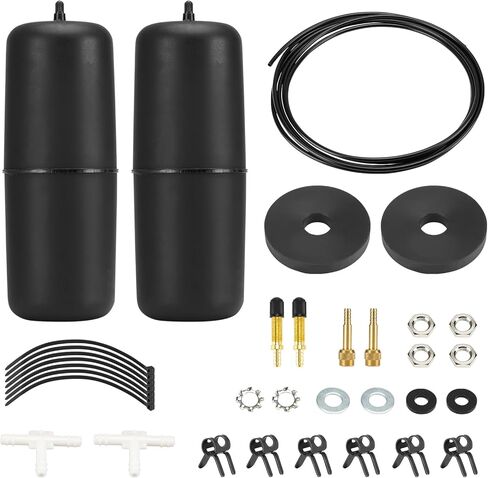 مجموعة أكياس تعليق الهواء 5000 رطل متوافقة مع 2019 2020 2021 دودج رام 1500 / رام 1500 أكياس الربيع الخلفية يتصاعد طقم رفع يصل إلى 2100 رطل استبدال رفع الهواء 60828HD in Kuwait