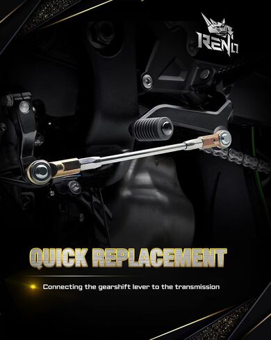 وصلة RENO 9675 Chrome Shift، متوافقة مع الرحلات FLH C X S XS SXT XXX TC | FLHT I CU CUL K KL CUTGSE CUTG | FLRT | FLTR T3 X XS XST XSE I U | FLHR C S I XS | FXS B TSB | اف اكس بي ار اس 114 117 | FLTC CU in Kuwait