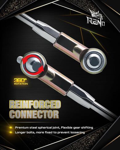 وصلة RENO 9675 Chrome Shift، متوافقة مع الرحلات FLH C X S XS SXT XXX TC | FLHT I CU CUL K KL CUTGSE CUTG | FLRT | FLTR T3 X XS XST XSE I U | FLHR C S I XS | FXS B TSB | اف اكس بي ار اس 114 117 | FLTC CU in Kuwait