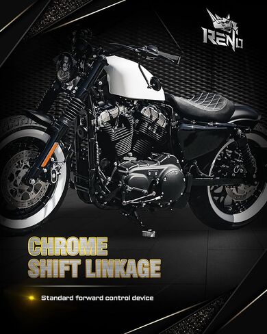 وصلة RENO 9675 Chrome Shift، متوافقة مع الرحلات FLH C X S XS SXT XXX TC | FLHT I CU CUL K KL CUTGSE CUTG | FLRT | FLTR T3 X XS XST XSE I U | FLHR C S I XS | FXS B TSB | اف اكس بي ار اس 114 117 | FLTC CU in Kuwait