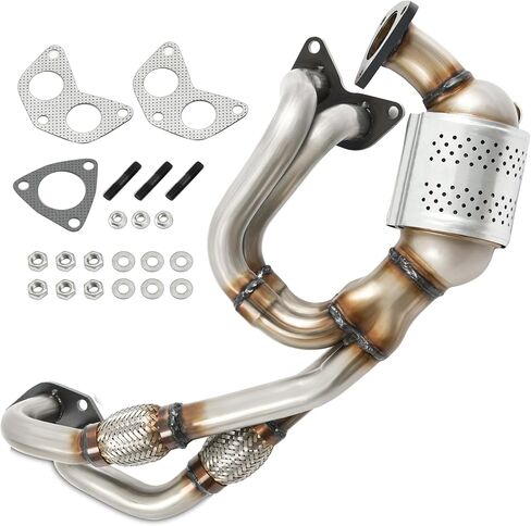 محول حفاز YITAMOTOR متوافق مع 2006 2007 2008 2009 2010 سوبارو فورستر | سوبارو امبريزا 2006-2011 | 06-12 سوبارو أوت باك آند ليجاسي | 2006 ساب 9-2X 2.5L (متوافق مع وكالة حماية البيئة) in Kuwait