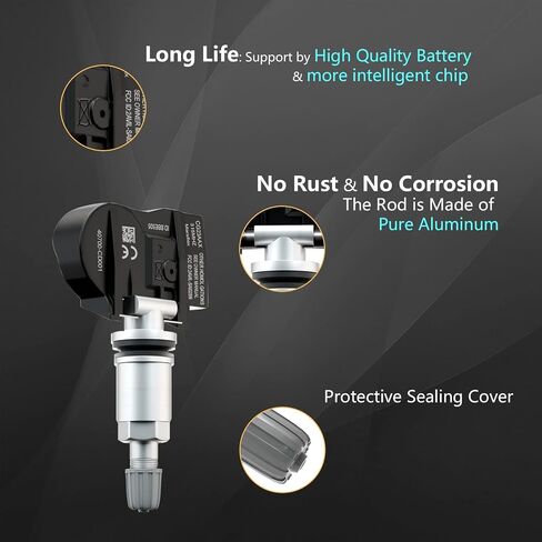 مستشعر Marsflex TPMS متوافق مع نظام مراقبة ضغط الإطارات المبرمج لنيسان إنفينيتي يستبدل # 40700-1AA0B 40700-3AN0A، 40700-3AN0B، 40700-3AN0D، 40700-JA00C، 40700-JA01B، 40700-JA02B 315MHZ in Saudi Arabia