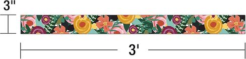 Carson Dellosa Grow Together 36 Feet of Floral Garden Bulletin Board Borders, Straight Floral Classroom Borders for Bulletin Board and White Board, Flower Classroom Décor and Spring Classroom Décor in Saudi Arabia
