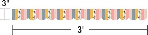 Carson Dellosa Grow Together 36 Feet of Floral Garden Bulletin Board Borders, Straight Floral Classroom Borders for Bulletin Board and White Board, Flower Classroom Décor and Spring Classroom Décor in Saudi Arabia