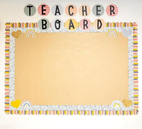 Carson Dellosa Grow Together 36 Feet of Floral Garden Bulletin Board Borders, Straight Floral Classroom Borders for Bulletin Board and White Board, Flower Classroom Décor and Spring Classroom Décor in Saudi Arabia