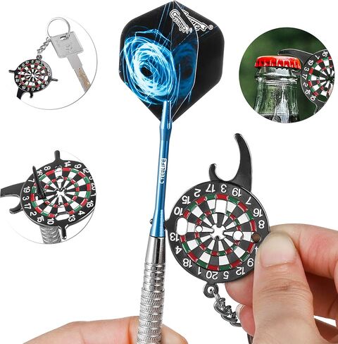 أداة CyeeLife-Darts، فتاحة زجاجات لوحة رمي السهام - قطعة واحدة مع حلقة مفاتيح in Kuwait