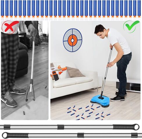 Dart Rover Pick Up with Gentle Brush Rollers for Nerf Guns Darts - Effortless Operation, No Power Needed in Saudi Arabia
