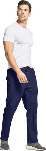 Tansozer Men's Sweatpants Zipper Pockets Hiking Pants Lightweight Quick Dry for Athletic Jogging Workout Running Gym Travel in Saudi Arabia