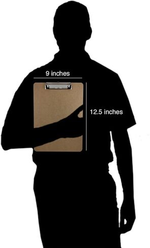 حافظة (عبوة من 6 قطع) لوح خشبي بمشبك منخفض الحجم بحجم الحروف in Kuwait