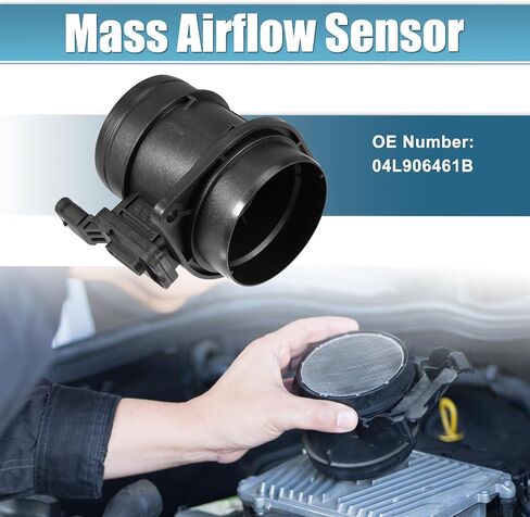 uxcell 1 Pcs Car Mass Air Flow Meter MAF Sensor for VW Arteon 2019-2021 for VW Passat 2.0L 2018-2022 for VW Tiguan 2018-2023 for Audi A3 A4 2.0L 2017-2020 in Saudi Arabia