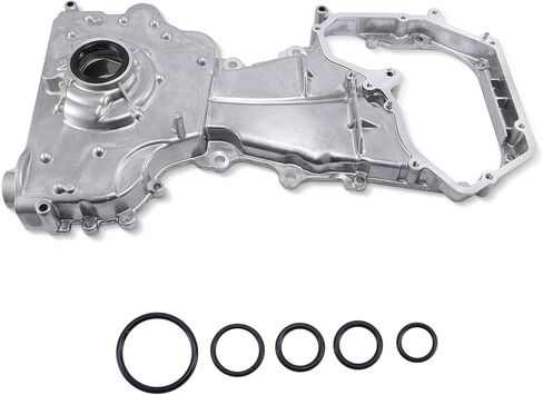 13500-8J00B M385 Timing Cover with Oil Pump For Nissan Altima Sentra SE-R 2002 2003 2004 2005 2006 2.5L Engine QR25DE, 135008J00B 13500-8J002 057-1505 13500-6N203 13500-6N208 EP042 OP638 in Saudi Arabia