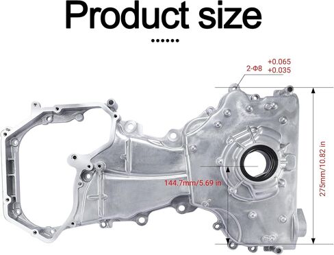 13500-8J00B M385 Timing Cover with Oil Pump For Nissan Altima Sentra SE-R 2002 2003 2004 2005 2006 2.5L Engine QR25DE, 135008J00B 13500-8J002 057-1505 13500-6N203 13500-6N208 EP042 OP638 in Saudi Arabia
