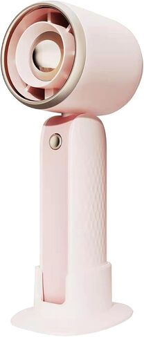 FXK Mini Handheld Fan, USB Rechargeable Portable Personal Fan, 3 Speeds Adjustable Wind Makeup Fan With Fan Base Suitable For Travel Office Outdoor(Purple) in Saudi Arabia