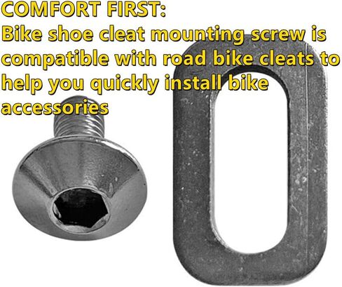 13 Pcs Bike Shoe Cleat Mounting Screw Cycling Pedals Cleat Screw for SPD-SL System Shoes Indoor Outdoor Road Bicycle Cleat Set in Saudi Arabia