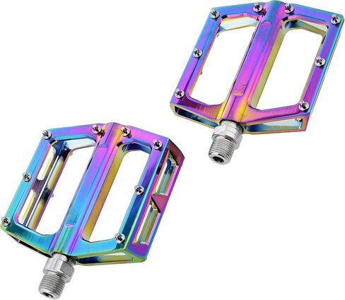 اخرج! دواسات الدراجة الجبلية المعدنية دواسات دراجة الطريق المسطحة - 2pk الألومنيوم 9/16 بوصة دواسات الدراجات العالمية كروزر إلى BMX in Kuwait