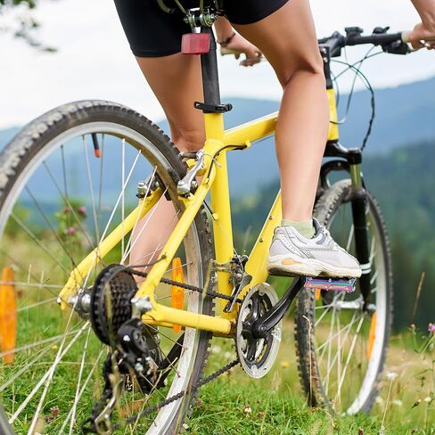 اخرج! دواسات الدراجة الجبلية المعدنية دواسات دراجة الطريق المسطحة - 2pk الألومنيوم 9/16 بوصة دواسات الدراجات العالمية كروزر إلى BMX in Kuwait