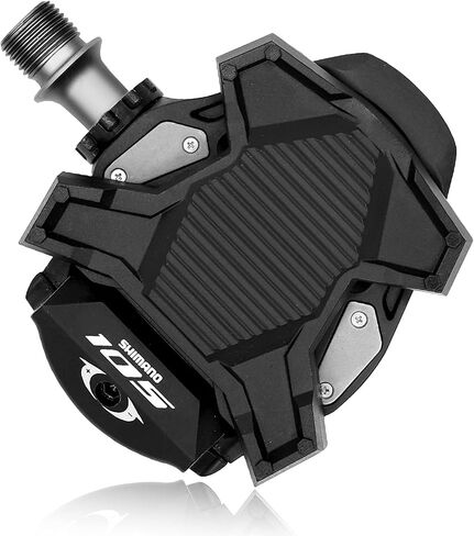 دواسة THINVIK بدون مشبك لتحويل الدواسات المسطحة، محولات دواسات منصة عالمية لدواسة نظام Shimano SPD-SL (تعمل فقط على دواسات دراجة الطريق)... in Saudi Arabia