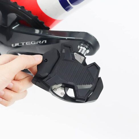 دواسة THINVIK بدون مشبك لتحويل الدواسات المسطحة، محولات دواسات منصة عالمية لدواسة نظام Shimano SPD-SL (تعمل فقط على دواسات دراجة الطريق)... in Saudi Arabia