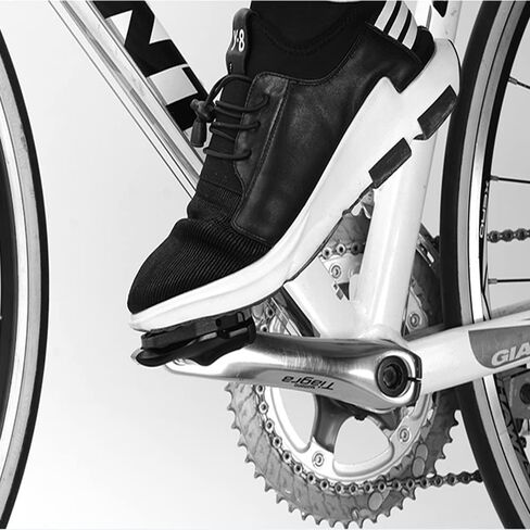 دواسة THINVIK بدون مشبك لتحويل الدواسات المسطحة، محولات دواسات منصة عالمية لدواسة نظام Shimano SPD-SL (تعمل فقط على دواسات دراجة الطريق)... in Saudi Arabia