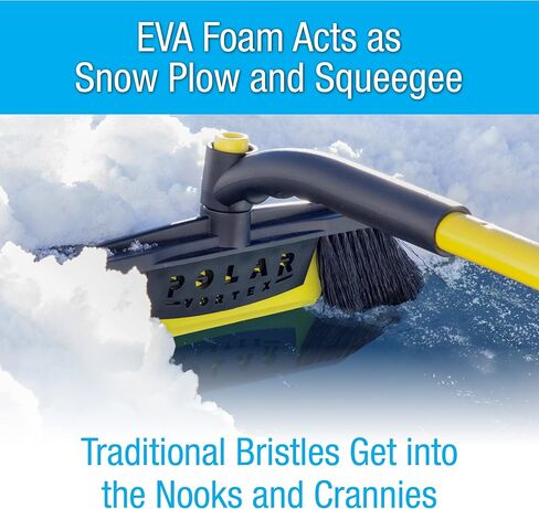 SubZero 14170 42" Ultimate Polar Vortex Crossover Snowbroom for Car with Pivoting Head and Integrated Snow Scraper in Kuwait