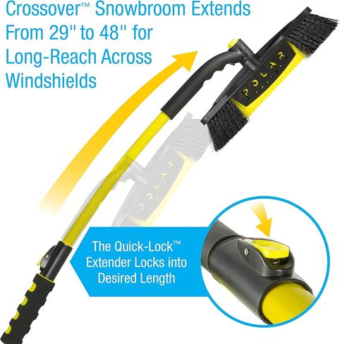 SubZero 14170 42" Ultimate Polar Vortex Crossover Snowbroom for Car with Pivoting Head and Integrated Snow Scraper in Kuwait