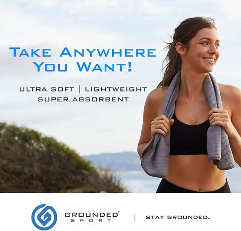 منشفة رياضية ولياقة بدنية ممتازة، منشفة من الألياف الدقيقة على شكل وافل، منشفة سريعة الجفاف، ملحقات للتمرين للرجال والنساء، 40 بوصة × 16.5 بوصة، عبوتان من المناشف الرمادية - رياضة مؤرضة in Kuwait