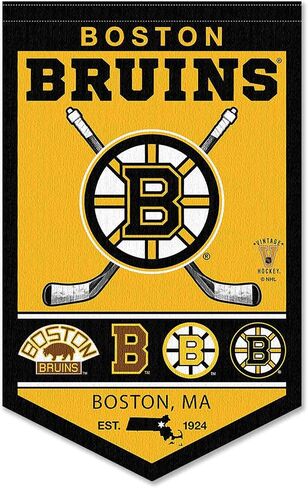 Boston Bruins Heritage History Banner Pennant in Saudi Arabia