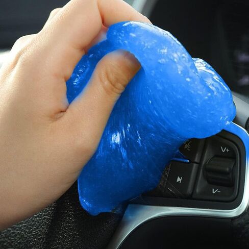 Universal Cleaning Gel for Car,Car Detailing Tools,Cleaning Supplies, Detailing Putty Gel Detail Tools Car Interior Cleaner Laptop Cleaner, Home, Office, PC, Laptops, Keyboard(Blue) in Kuwait