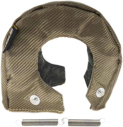 T4 الشاحن التربيني غطاء درع الحرارة ألياف التيتانيوم توربو بطانية داخلية عالية السيليكا القماش والفولاذ المقاوم للصدأ محبوك شبكة سلكية بطانة داخلية in Kuwait