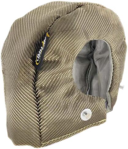 T4 الشاحن التربيني غطاء درع الحرارة ألياف التيتانيوم توربو بطانية داخلية عالية السيليكا القماش والفولاذ المقاوم للصدأ محبوك شبكة سلكية بطانة داخلية in Kuwait