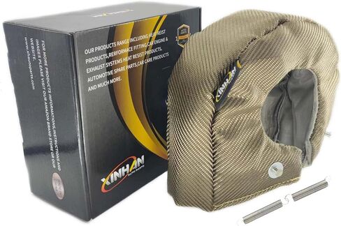 T4 الشاحن التربيني غطاء درع الحرارة ألياف التيتانيوم توربو بطانية داخلية عالية السيليكا القماش والفولاذ المقاوم للصدأ محبوك شبكة سلكية بطانة داخلية in Kuwait