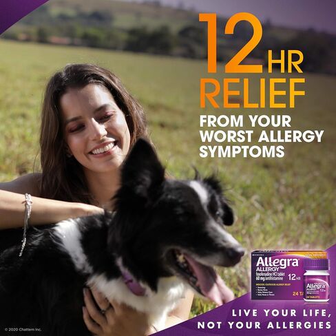 Allegra Adult Non-Drowsy Antihistamine Tablets for 12-Hour Allergy Relief, 60 mg, 24 Count in Saudi Arabia