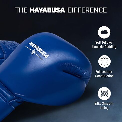 Hayabusa Pro Leather Hook and Loop Boxing Gloves for Men and Women in Saudi Arabia