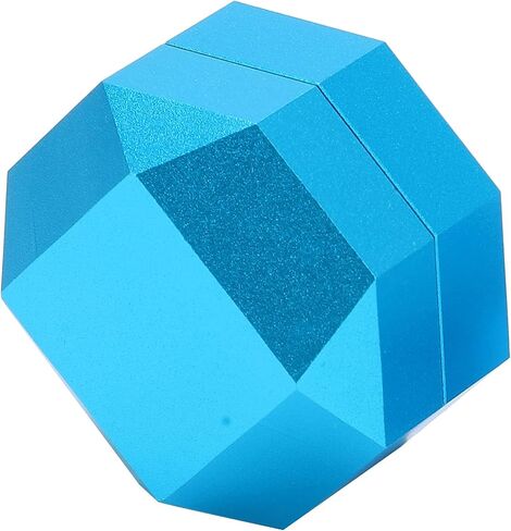 VBESTLIFE Aluminum Alloy Billiard Chalk Holder, Magnetic Pool Cue Chalk Box Portable Octagon Three Layer Cue Tip Carrier Case in Saudi Arabia