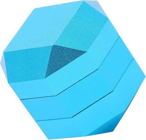 VBESTLIFE Aluminum Alloy Billiard Chalk Holder, Magnetic Pool Cue Chalk Box Portable Octagon Three Layer Cue Tip Carrier Case in Saudi Arabia