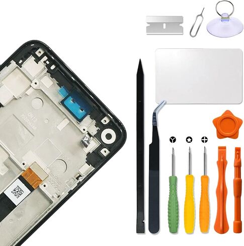 استبدال لشاشة Motorola Moto G Stylus 2020 LCD مع إطار لـ Moto XT2043 XT2043-4 G8 Stylus 2020 شاشة LCD تعمل باللمس مجموعة رقمية مع طقم إصلاح (أسود مع إطار) in Saudi Arabia