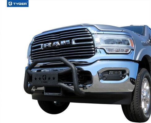 Tyger Auto TG-GD6D60528 Front Bumper Guard Compatible with 2019-2024 Dodge Ram 2500 3500 | Not Fit Power Wagon Trim | Textured Black | Light Mount | Bull Bar in Saudi Arabia