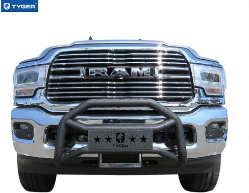 Tyger Auto TG-GD6D60528 Front Bumper Guard Compatible with 2019-2024 Dodge Ram 2500 3500 | Not Fit Power Wagon Trim | Textured Black | Light Mount | Bull Bar in Saudi Arabia