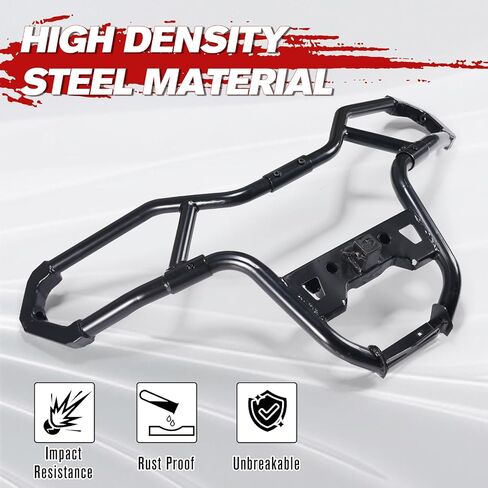 A & UTV PRO Front Bumper for Polaris Sportsman 570 450H.O. 2021 2022 2023 2024 2025, Heavy Duty Combined Front Trail Brushguard Bumper Protector Accessories, Sturdy Steel Tube, Replace OEM # 2884844 in Saudi Arabia