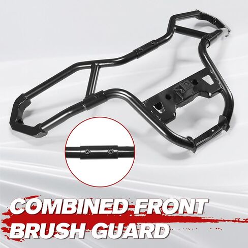 A & UTV PRO Front Bumper for Polaris Sportsman 570 450H.O. 2021 2022 2023 2024 2025, Heavy Duty Combined Front Trail Brushguard Bumper Protector Accessories, Sturdy Steel Tube, Replace OEM # 2884844 in Saudi Arabia