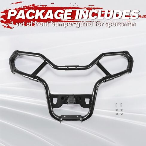 A & UTV PRO Front Bumper for Polaris Sportsman 570 450H.O. 2021 2022 2023 2024 2025, Heavy Duty Combined Front Trail Brushguard Bumper Protector Accessories, Sturdy Steel Tube, Replace OEM # 2884844 in Saudi Arabia