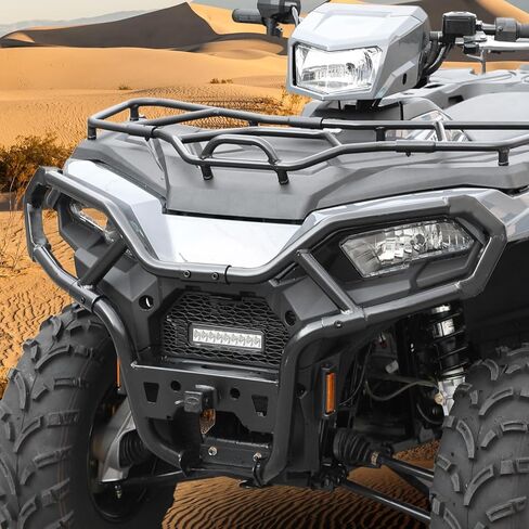 A & UTV PRO Front Bumper for Polaris Sportsman 570 450H.O. 2021 2022 2023 2024 2025, Heavy Duty Combined Front Trail Brushguard Bumper Protector Accessories, Sturdy Steel Tube, Replace OEM # 2884844 in Saudi Arabia