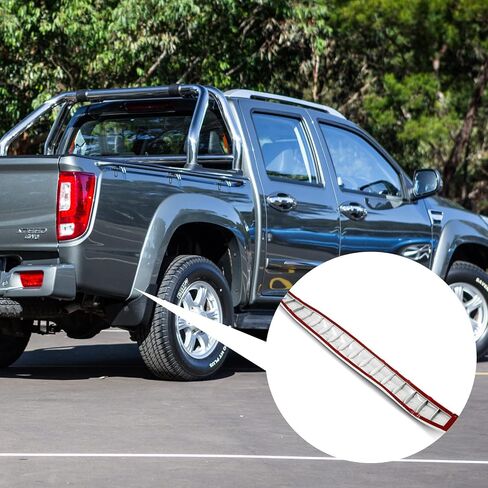2PCS Universal Car Bumper Protector Rubber, Anti-Collision Car Front and Rear Corner Bumper Guard Lip Anti-Scratch Strips Sticker for Cars SUV Pickup Truck (White) in Saudi Arabia